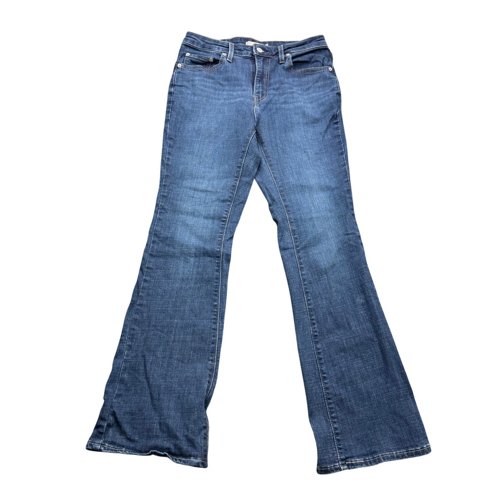 Levi's 725 High Rise Bootcut Jeans Women 29 Blue 32 Denim Workwear